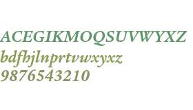 ITC Legacy Serif Bold Italic