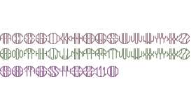 Octagon Monogram Alphabet