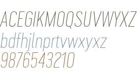 Cervino Extra Light Neue Italic