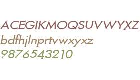 Metra Serif W01 Plain Oblique