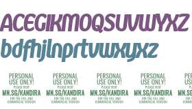 Kandira PERSONAL ExtraBlack Italic