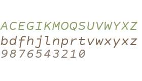 Courier Prime Code Italic