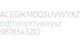 Tosia UltraThin Italic