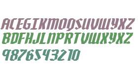 Zollern Extra-Expanded Italic
