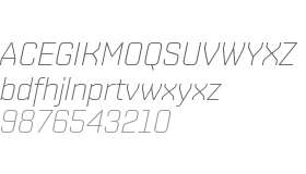 Shentox W04 UltraLight Italic