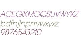 Typo Grotesk Rounded Light Italic