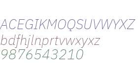 IBM Plex Sans ExtraLight Italic