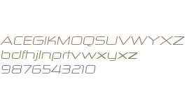 Zekton W00 Extended Italic