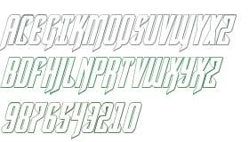 Hawkmoon 3D Italic