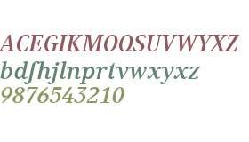 Generis Serif W01 Bold Italic