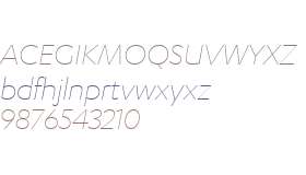 Karbon Thin Italic