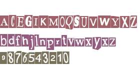 Pauls Ransom Note Font