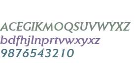 Elan ITC W01 Medium Italic