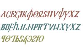 Holy Empire Condensed Italic V1