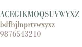 URW Bodoni W01 Extra Narrow