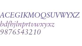 Classical Garamond Italic