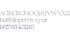 SFT Schrifted Serif TRIAL D D ExLight