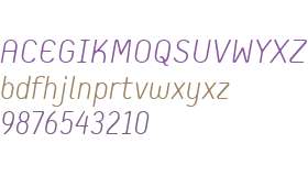 Extreme Sans W01 Light Italic