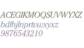 Cheltenham* ITC Light Italic