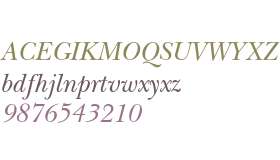 ITC New Baskerville Italic Cyrillic