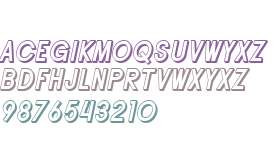 SF Buttacup Lettering Shaded Oblique V1 V2
