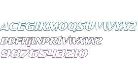 SF Intellivised Outline Italic V2 V1