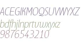 Suomi Sans W01 Thin Italic