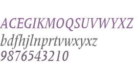 Frutiger Serif LT W04 Md Cn It