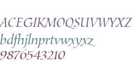 Lorenzo W01 Light Italic