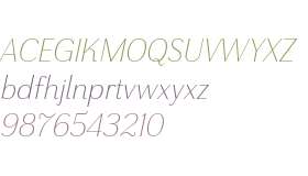 Grenale W01 Norm Light Italic
