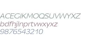 Mensa Expanded W01 Light Italic