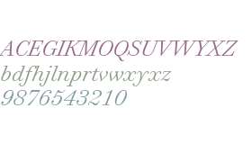 Trianon Text Light Italic