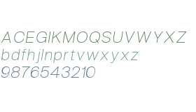 Logika Nova Light Italic