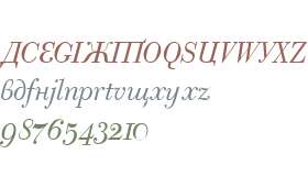 Cyrillic Latino W01 Italic