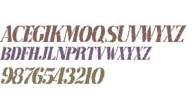 RubberStampCondensed  Italic