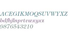 ITC Tiffany Std Medium Italic