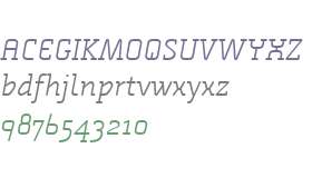 Alega Serif OT W03 Light Italic