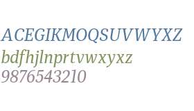 Mediator Serif Narrow Web Italic