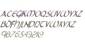 Tristram Condensed Italic