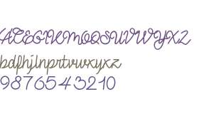 THE CURSIVE FONT (DEMO VERSION)