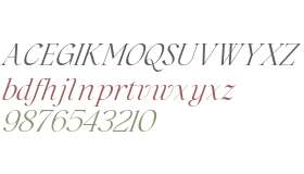 Westbourne Serif Free Italic