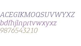 Xenois Slab W01 Light Italic