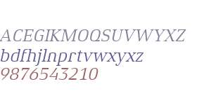 Xenois Serif W01 Italic