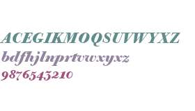Bodoni Old Face BE Bold Italic Oldstyle Figures