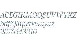 Belda Extra Light Italic