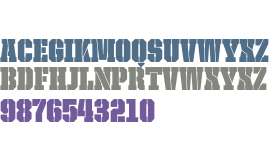 United Serif Cond Stencil