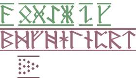 AngloSaxon Runes 1