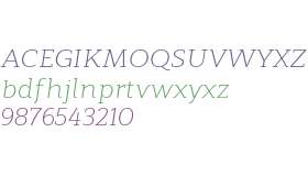 Modum Light Italic