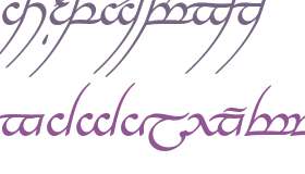 Tengwar Annatar Italic V1