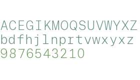 Residenz Grotesk Trial Mono Light